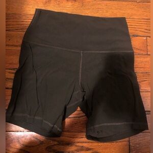 Lululemon dark olive color biker shorts